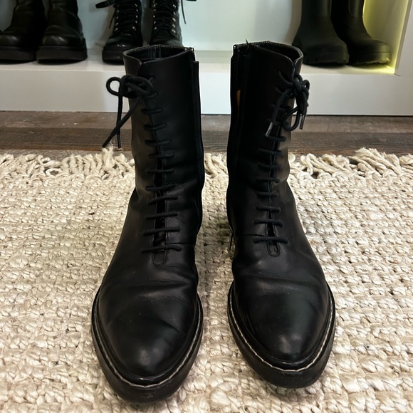 The row fara black lace the row boots - Picture 3 of 8